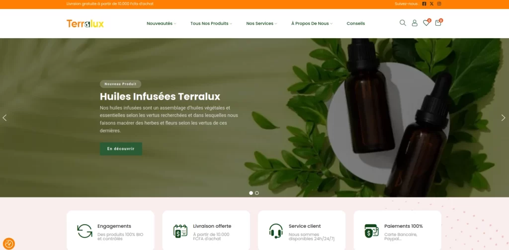 Bannière terralux