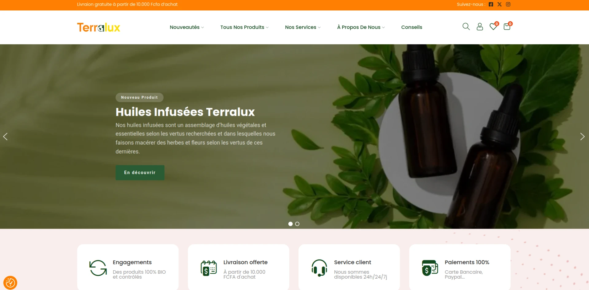 Bannière terralux