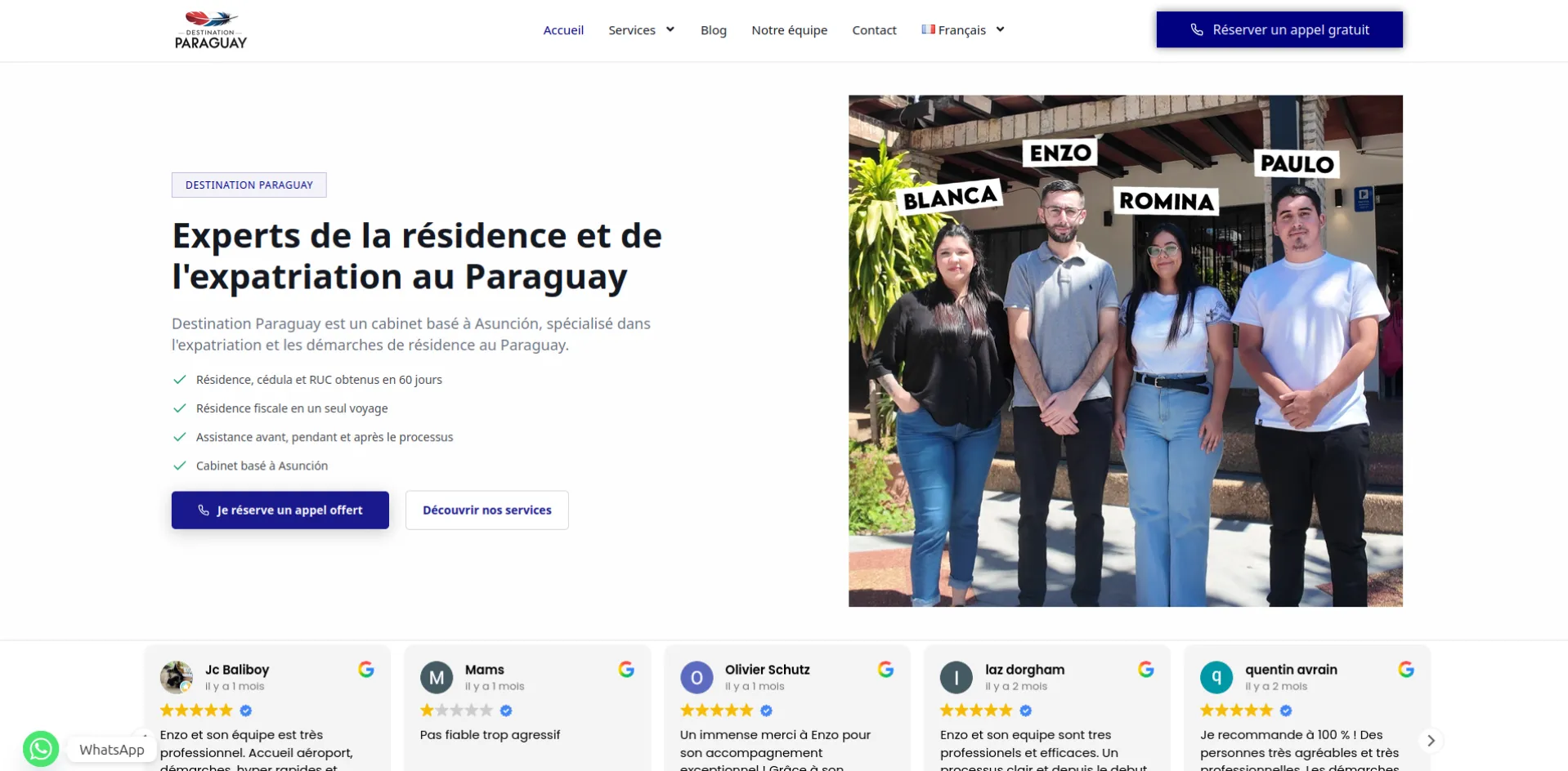 Résidence paraguay hero